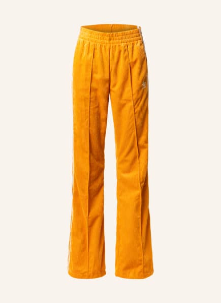adidas Originals Spodnie sztruksowe w dresowym stylu, Kolor: POMARAŃCZOWY (Obrazek 1)