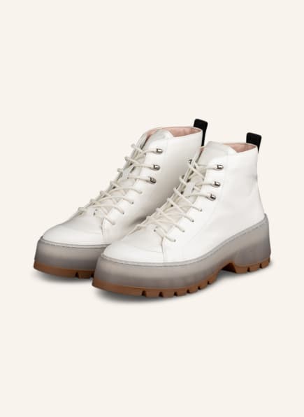 HUGO Lace-up boots JIN, Color: WHITE (Image 1)