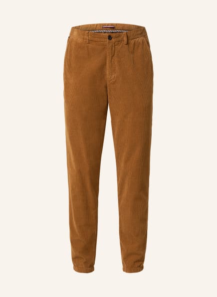 TOMMY HILFIGER Cordhose Relaxed Tapered Fit, Farbe: BRAUN (Bild 1)