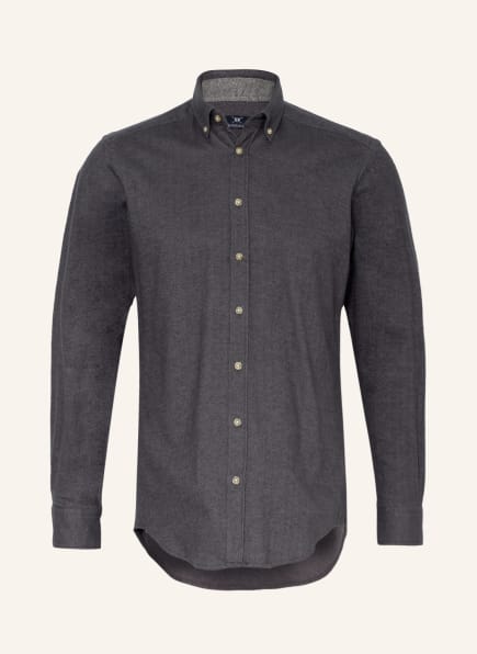 STROKESMAN'S Flanellhemd Regular Fit, Farbe: DUNKELGRAU (Bild 1)