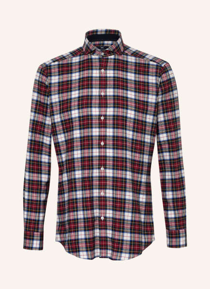 STROKESMAN'S Flanellhemd Regular Fit, Farbe: DUNKELROT/ WEISS/ BLAU (Bild 1)