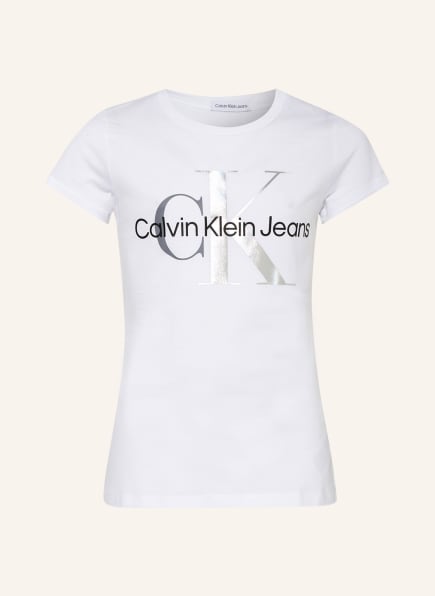 Calvin Klein T-Shirt , Farbe: WEISS/ SCHWARZ/ SILBER (Bild 1)