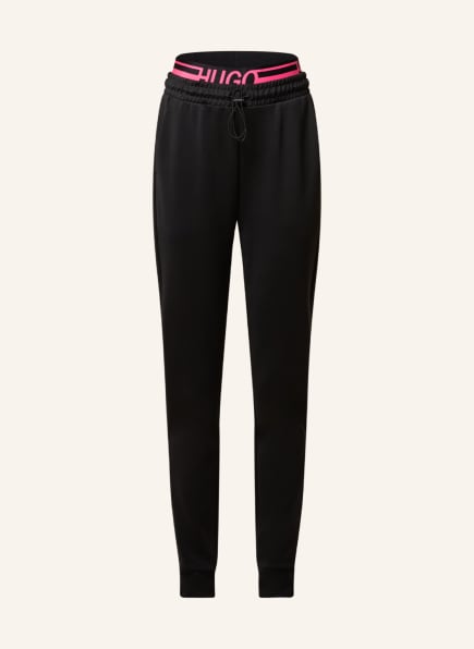 HUGO Hose NIKIA im Jogging-Stil, Farbe: SCHWARZ (Bild 1)