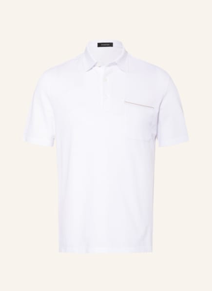 ZEGNA Piqué-Poloshirt , Farbe: WEISS (Bild 1)