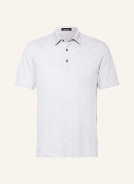ZEGNA Piqué-Poloshirt , Farbe: HELLGRAU (Bild 1)
