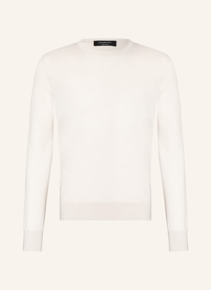 ZEGNA Cashmere-Pullover mit Seide , Farbe: CREME (Bild 1)