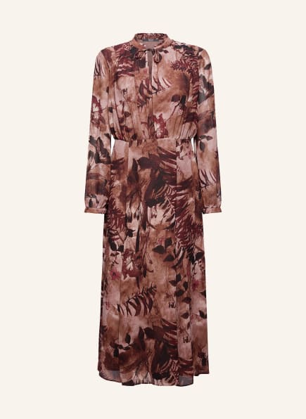 ESPRIT Collection Kleid , Farbe: DUNKELROT/ HELLROT/ BRAUN (Bild 1)