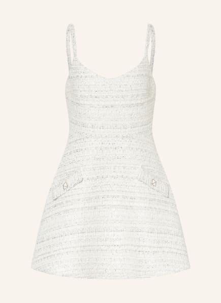 VALENTINO Bouclé dress, Color: WHITE/ SILVER (Image 1)