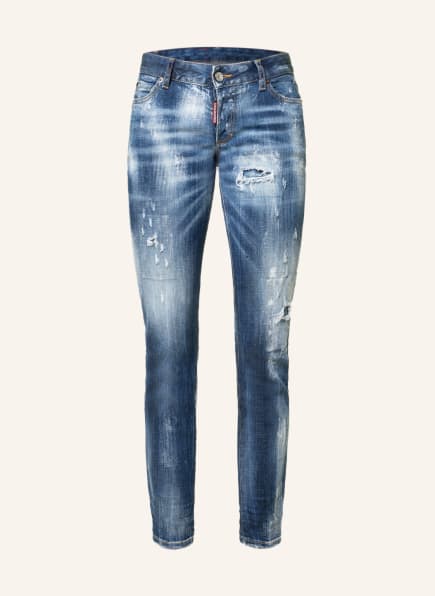 DSQUARED2 Destroyed jeans JENNIFER, Color: 470 NAVY BLUE (Image 1)