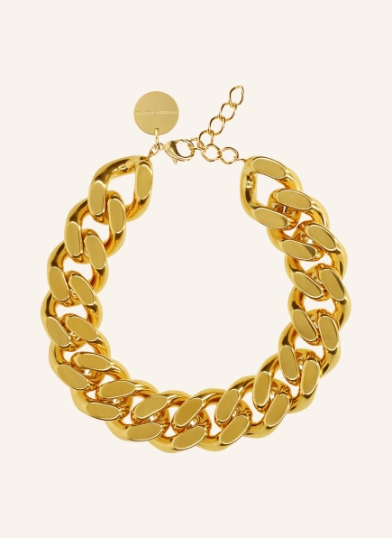 VANESSA BARONI Halskette BIG FLAT, Farbe: GOLD (Bild 1)