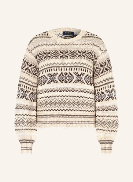 POLO RALPH LAUREN Sweater, Color: CREAM/ BROWN/ TAUPE (Image 1)