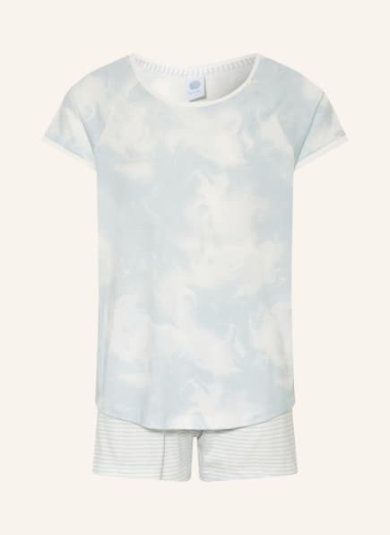 Sanetta Shorty-Schlafanzug , Farbe: HELLBLAU/ WEISS (Bild 1)