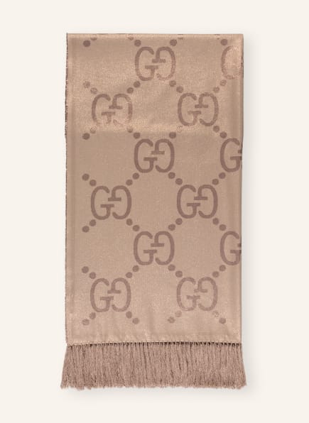 GUCCI Scarf, Color: LIGHT BROWN/ ROSE GOLD (Image 1)