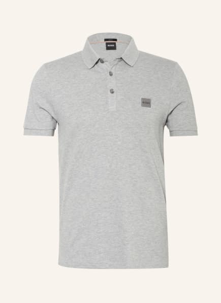BOSS Piqué-Poloshirt PASSENGER Slim Fit , Farbe: GRAU (Bild 1)