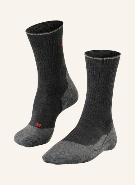 FALKE Trekking-Socken TK2 WOOL SILK, Farbe: 3080 ANTHRA.MEL (Bild 1)