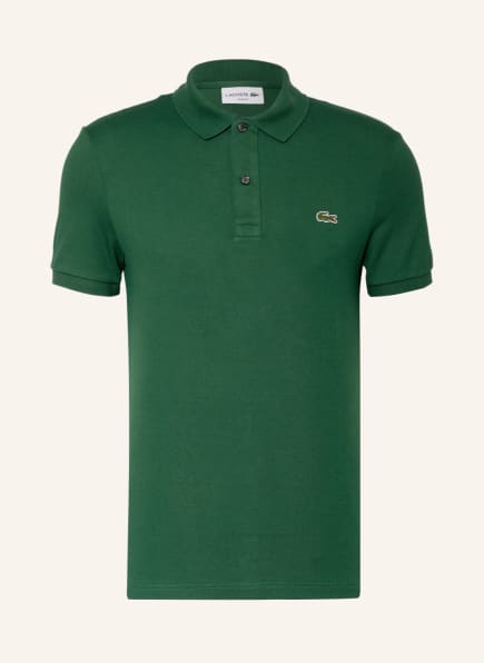 LACOSTE Piqué-Poloshirt Slim Fit, Farbe: GRÜN (Bild 1)