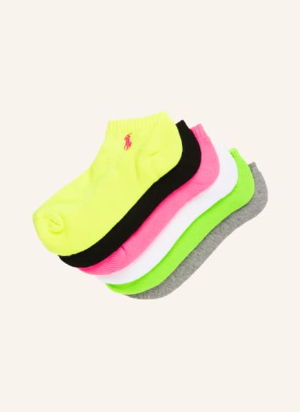 POLO RALPH LAUREN 6er-Pack Sneakersocken, Farbe: 001 BRIGHT (Bild 1)