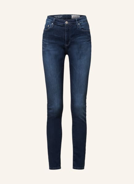 Damen Bekleidung Jeans Röhrenjeans AG Jeans Denim Mid-Rise Skinny Jeans Farrah in Blau 