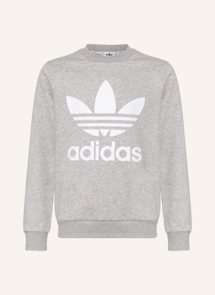 adidas Originals Sweatshirt TREFOIL CREW, Farbe: HELLGRAU (Bild 1)