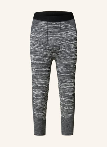 odlo Funktionswäsche-Hose BLACKCOMB ECO mit verkürzter Beinlänge, Farbe: 60223 black - space dye (Bild 1)