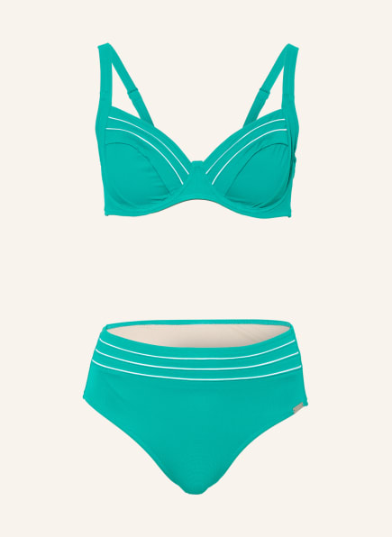 Charmline Bügel-Bikini PURE LINES, Farbe: TÜRKIS (Bild 1)