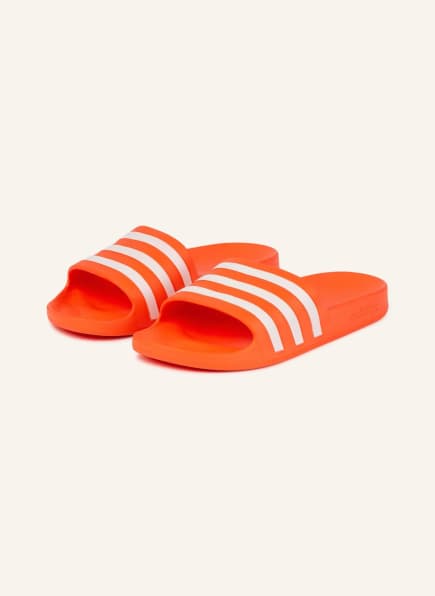 adidas Slides, Color: NEON ORANGE (Image 1)