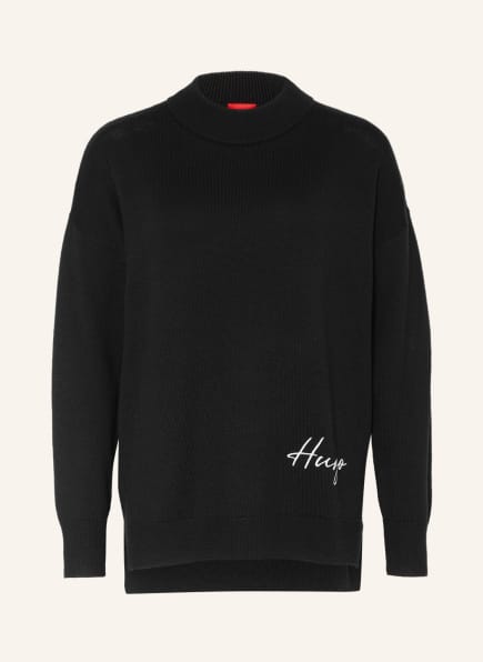 HUGO Oversized sweater SAFFIRIA , Color: BLACK (Image 1)