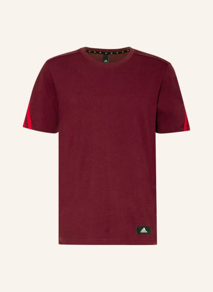 adidas T-Shirt FUTURE ICONS, Farbe: DUNKELROT (Bild 1)