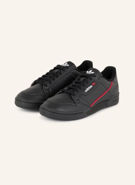 adidas Originals Sneaker CONTINENTAL 80 VEGAN, Farbe: SCHWARZ (Bild 1)