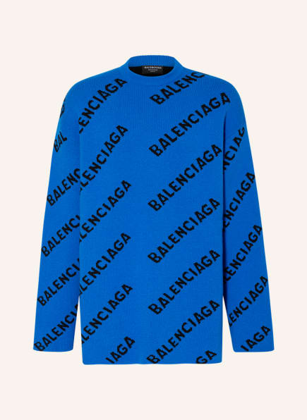 BALENCIAGA Oversized-Pullover, Farbe: BLAU (Bild 1)