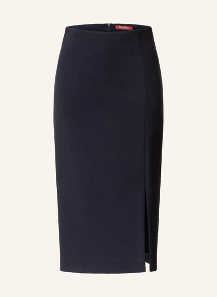 MaxMara STUDIO Jersey skirt LATINA , Color: DARK BLUE (Image 1)