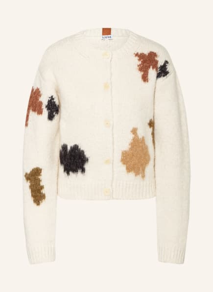 LOEWE Cardigan in brown/ black/ cream 