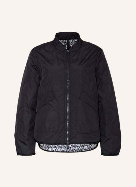 MARC CAIN Reversible quilted jacket , Color: 395 MIDNIGHT BLUE (Image 1)