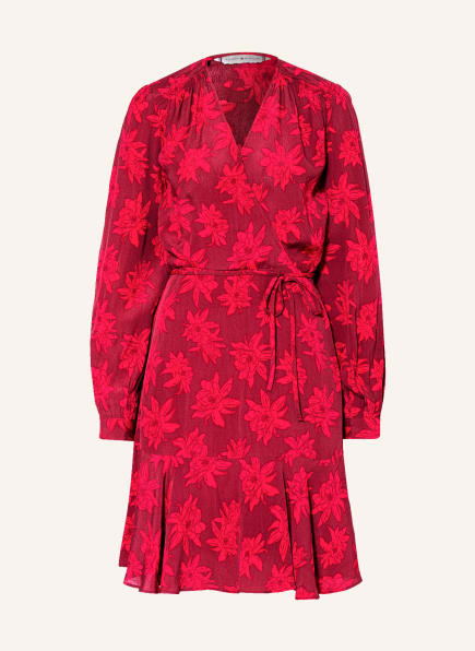 TOMMY HILFIGER Dress in wrap look, Color: RED/ DARK RED (Image 1)