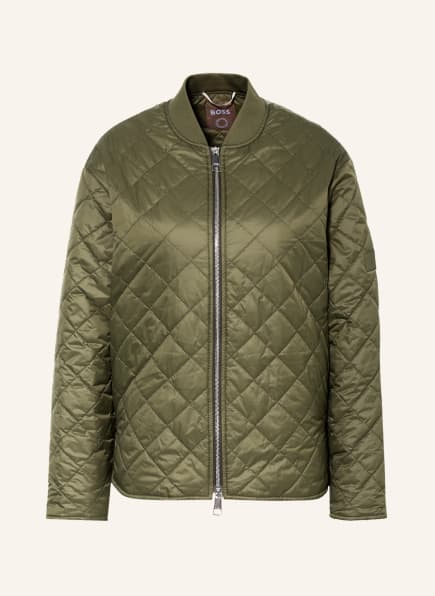 BOSS Quilted jacket PATILDA, Color: OLIVE (Image 1)