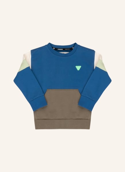 VINGINO Sweatshirt NICO, Farbe: BLAU/ KHAKI/ CREME (Bild 1)
