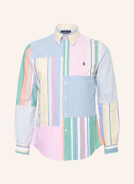 POLO RALPH LAUREN Oxfordhemd Custom Fit , Farbe: HELLBLAU/ ROSA/ HELLGELB (Bild 1)