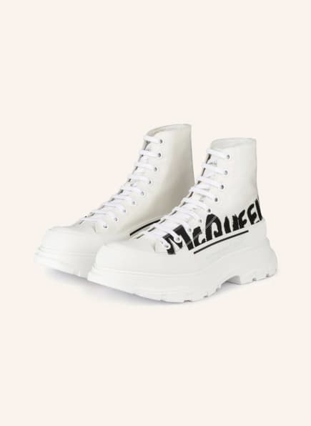 Alexander McQUEEN Lace-up boots, Color: WHITE (Image 1)