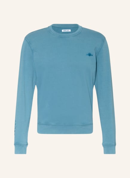 REPLAY Sweatshirt, Farbe: HELLBLAU (Bild 1)