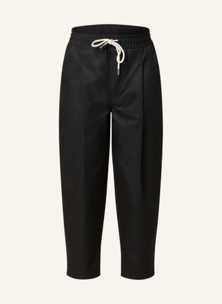 DRÔLE DE MONSIEUR Pants in jogger style extra slim fit, Color: BLACK (Image 1)
