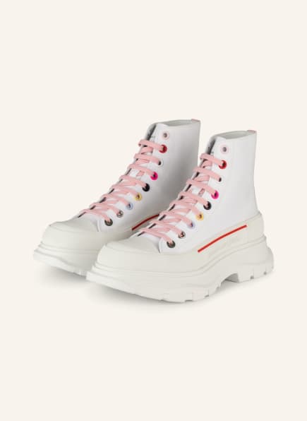 Alexander McQUEEN Hightop sneakers TREAD SLICK , Color: WHITE (Image 1)