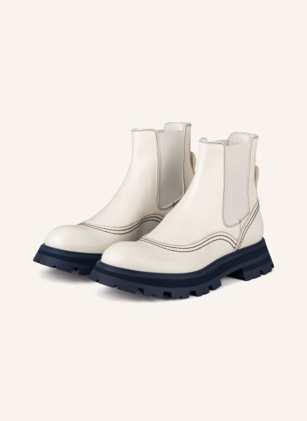 Alexander McQUEEN Chelsea-Boots, Farbe: ECRU (Bild 1)