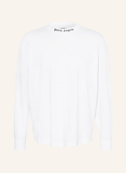 Palm Angels Oversized long sleeve shirt , Color: WHITE (Image 1)