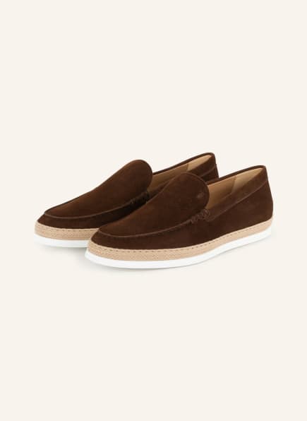 TOD'S Slip-on shoes, Color: BROWN (Image 1)