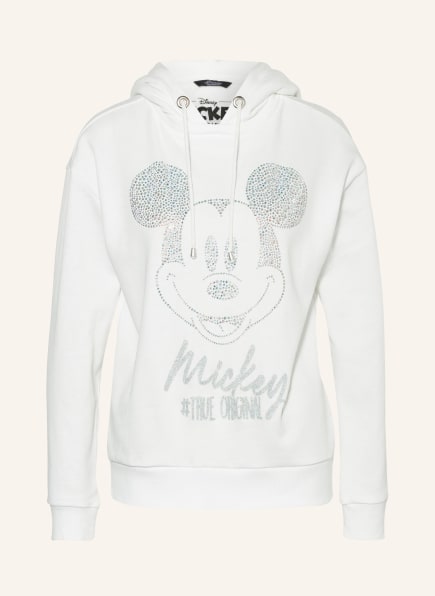 Princess GOES HOLLYWOOD Hoodie mit Schmucksteinbesatz , Farbe: CREME (Bild 1)