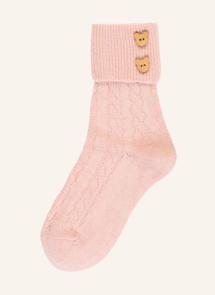 FALKE Socken CABLE BUTTON, Farbe: ROSA (Bild 1)
