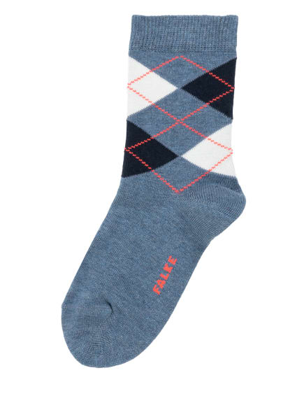 FALKE Socken CLASSIC ARGYLE , Farbe: 6661 BLUE/BLUE (Bild 1)