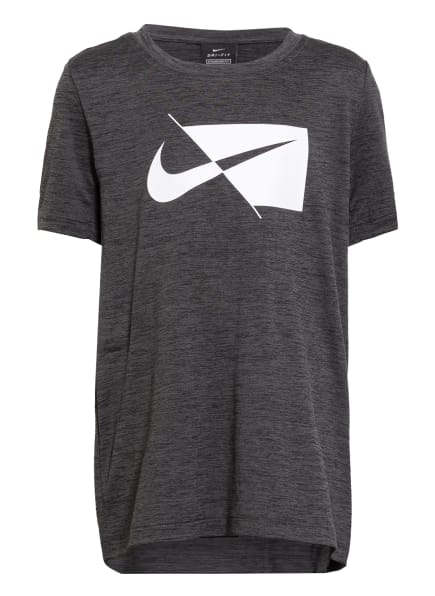 Nike T-Shirt BIG KIDS, Farbe: DUNKELGRAU/ WEISS/ SCHWARZ (Bild 1)