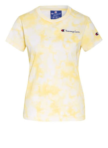 Champion T-Shirt, Farbe: WEISS/ GELB (Bild 1)