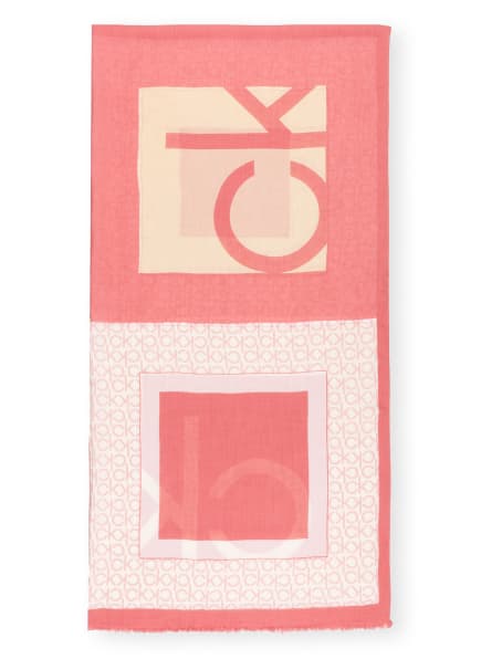 Calvin Klein Schal, Farbe: ROSÉ/ WEISS (Bild 1)